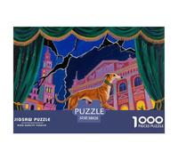 Levrieri italiani La Scala, Milano Puzzle in Legno Impermeabile Puzzles Da 1000 Pezzi Per Adulti Divertenti Per Decorazioni Domestiche