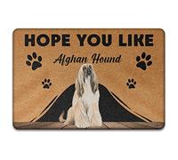 Levriero Afgano, Per Il Regalo Degli Amanti Dei Cani Tappetini Porta Dingresso Antisporco Tappeto Ingresso Casa Resistente Tappeti D'Ingresso Per Terrazzo Camera Letto Soggiorno 40X60Cm