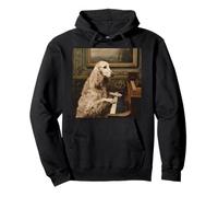 Levriero Afgano Pianoforte Felpa con Cappuccio