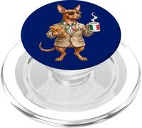 Levriero dalla Sicilia Cane Tazza Caffè Italia Bandiera PopSockets PopGrip per MagSafe