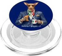 Levriero dalla Sicilia Cane Tazza Caffè Italia Bandiera PopSockets PopGrip per MagSafe