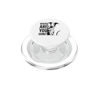 levriero divertente Dove stai andando? PopSockets PopGrip per MagSafe