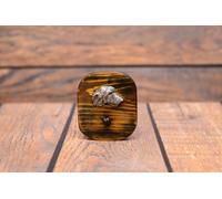 Levriero irlandese tipo 2 - appendino in legno con un cane Art Dog IT Tipo 2