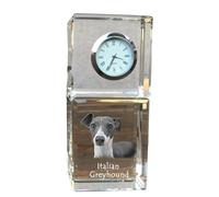 Levriero italiano cane con orologio al quarzo Art-Dog