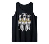 Levriero Italiano Greyhound Iggy Rap Old School Retro Retro Canotta