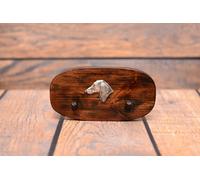 Levriero persiano - appendino in legno con un cane Art Dog IT