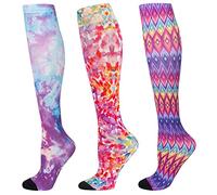 LEVSOX Calze a compressione da donna e uomo, 20-30mmHg, ideali per infermieri, viaggi, gravidanza