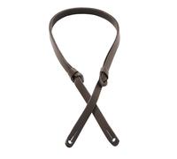 levy' S Leathers M19PR carving in pelle tracolla per mandolino, Dark Brown