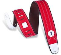 levy' S MRE1CAR 2 1/2" cinturino in tela con cuciture decorative - rosso
