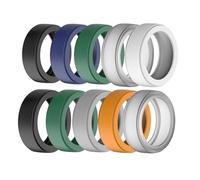 LevyPan Protezione per anelli in silicone compatibile con Oura Ring Gen 3 e tutti gli anelli intelligenti, copertura elastica per uomini e donne (10 pezzi, M (9/10/11))