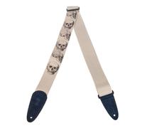Levys Cotton Print Strap 2" Skull