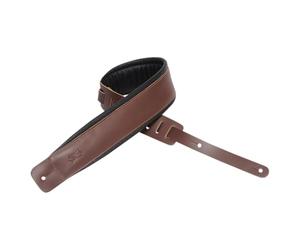 Levy's DM1PD-BLK - Tracolla per chitarra, in pelle, 7,6 cm