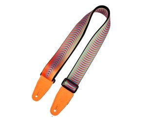 Levy's Leathers Illusion Series MP2OI-003 - Tracolla per chitarra, in poliestere, larghezza 5 cm, design Sonic Boom