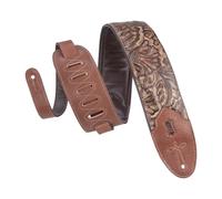 LEVY'S - M4WP-002 - Embossed leather guitar and bass strap