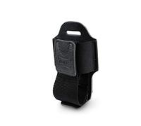 Levy's Leathers MM14-BLK - Supporto per trasmettitore wireless in pelle, colore: Nero