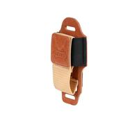 Levy's Leathers MM14-TAN - Supporto per trasmettitore wireless in pelle, colore: Marrone chiaro