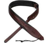 Levy's Leathers Mss80-dbr - Tracolla in pelle, 5 cm, colore marrone scuro
