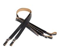 Levy's, M18-BLK, Tracolla per Fisarmonica, in Pelle, Larghezza: 1" (2.5 cm), Lunghezza Regolabile fino a 51" (129 cm), Colore Black