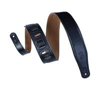 Levy's M26GF-BLK Tracolla Per Chitarra 2.5" Garment Leather Strap - Black