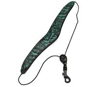 Levy's, M27W-002, Tracolla per Sax, a Tre Strati Imbottita, Rivestita in Morbida Pelle, Larghezza 2"(5 cm), Lunghezza Regolabile fino a 25" (63.5 cm), Colore Turquoise Black