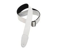 Levy's Leather Tri Glides Tracolla per chitarra White