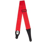 Levy's, M8P3-RED Tracolla per Chitarra e Basso, in Polipropilene, Larga 3" (7.62 cm), Regolabile in Lunghezza fino a 64" (162.56 cm), Colorazione Red