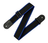 Levy's, M8POLY-BKB, Tracolla in Polipropilene Black And Blue 2", Larghezza 2" (5.08 cm), Lunghezza Regolabile fino a 60" (152.4 cm), Colore Black and Blue
