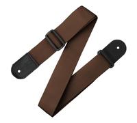 Levy's, M8POLY-BRN Tracolla in Polipropilene Brown 2", Larghezza 2" (5.08 cm), Lunghezza Regolabile fino a 60" (152.4 cm), Colore Brown