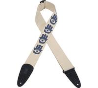 Levy's, MC8LCD-001 Tracolla in Cotone, con Terminali in Pelle Scamosciata, Larghezza 2" (5.08 cm), Regolabile fino a 65" (165.1 cm), Fantasia Lucid Dream Mano di Fatima, Colore Beige
