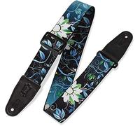 LEVY'S, MPD2-038 Tracolla in Poliestere Original Artist's Design 2", Terminali in Pelle, Larghezza 2" (5.08 cm), Regolabile Fino a 59 1/2" (151.13 cm), Stampa Original Artist's Design.