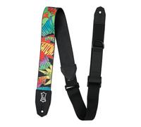 LEVY'S, MPRH-28 Tracolla in Poliestere Right Height Checkered 2", Larghezza 2" (5.08 cm), Lunghezza Regolabile da 43" (109.22 cm) a 57" (144.78 cm), Stampa Checkered