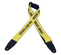 Levy's, MPS2-006, Tracolla Per Chitarra in Poliestere Crime Scene 2", Larghezza 2" (5.08 cm), Lunghezza Regolabile fino a 65" (165.1 cm), Design con stampa Crime Scene
