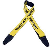 Levy's, MPS2-006, Tracolla Per Chitarra in Poliestere Crime Scene 2", Larghezza 2" (5.08 cm), Lunghezza Regolabile fino a 65" (165.1 cm), Design con stampa Crime Scene