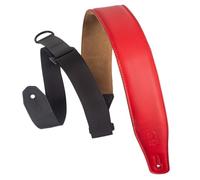 Levy's MRHGS-RED Tracolla Per Chitarra Right Height Garment Leather Suede Backing Padded 2 1/2" - Red