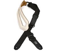 Levy's, MRHSS-CRM, Tracolla in Pelle Right Height Ergonomic con Tecnologia RipChord Cream 3", Larghezza 3 1/2" 7.62", Lunghezza Regolabile fino a 57" (144.78), Colore Cream