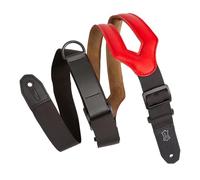 Levy's MRHSS-RED Tracolla in Pelle Right Height Ergonomic con Tecnologia RipChord Red 3", Larghezza di 3", 7.62 cm, Regolabile fino a 57", 144.78 cm, Colore Rosso