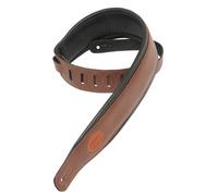 Levys Pad. Garm. Leather Strap 3"BRN