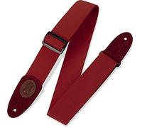 Levy's MSSC8-RED Tracolla Per Chitarra 2" Signature Series Cotton Strap - Red