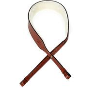 Levy's PMB32-WAL Tracolla Per Chitarra 2" Carving Leather Banjo Strap - Walnut