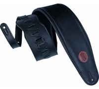 LEVY'S, MSS2-4-XL-BLK, Tracolla per Chitarra e Basso, Larghezza di 41/2" (11.43 cm), Lunghezza Regolabile fino a 63" (160 cm), In Pelle, con Imbottitura, Colore Black
