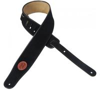 LEVY'S - MSS3-BLK - Signature Series suede and leather guitar and bass strap