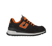 Lewer Scarpe Antinfortunistiche Lisbona Skill Classe Protezione S3 Made in Italy Taglia : 44 Colore : Nero/Arancio