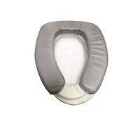LEWFECBO Rialzo per WC con chiusura in , morbido e impermeabile, a forma di U, adatto per WC standard e ovali, rialzo WC per anziani e bambini