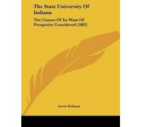 Lewis Bollman The State University Of Indiana (Tascabile)