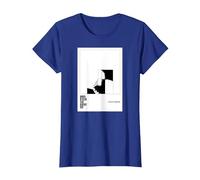 Lewis Capaldi - Black Stairs On Colors Maglietta, Donna, Blu Reale, L