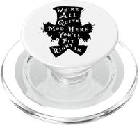 Lewis Carroll Cappellaio Matto/We're All Mad In Wonderland PopSockets PopGrip per MagSafe