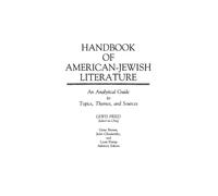 Lewis F. Fried Handbook of American-Jewish Literature (Copertina rigida)