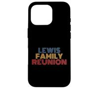Lewis Family Reunion Cognome personalizzato Retro Custodia per iPhone 16 Pro