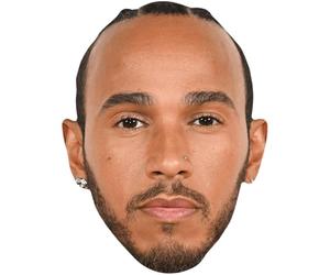 Lewis Hamilton (Stoic) Maschere di persone famose, facce di cartone
