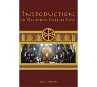 Lewis J Patsavos Introduction to Orthodox Canon Law (Tascabile)